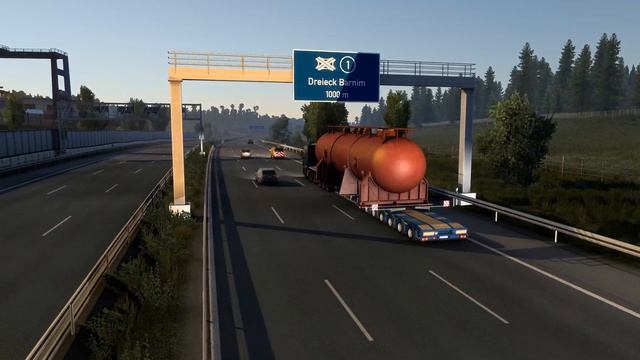 ✪ Euro Truck Simulator 2 | 1.40 Open beta | Deutsch | Special transport смотреть онлайн