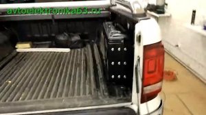 Поворотный ящик в кузов пикапа