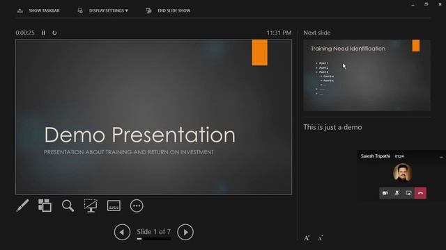 Presenter View in PowerPoint on Teams смотреть онлайн