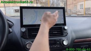 Замена android магнитолы с диагональю 12.3" для Toyota Land Cruiser Prado 150 2009+