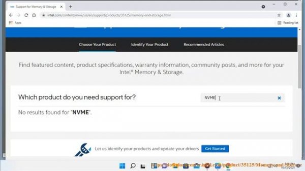 DOWNLOAD Intel NVMe drivers for Windows 11/10