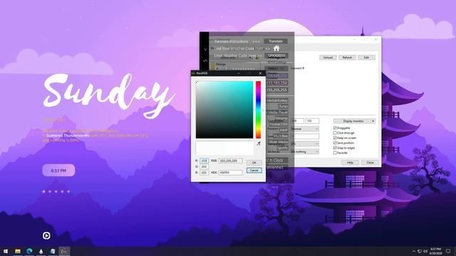 Make your windows desktop look landing page : Rainmeter смотреть онлайн