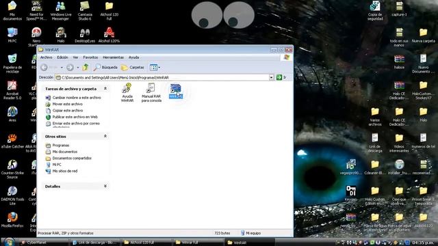 Descargar e instalar Camtasia Studio 6.0, Winrar, Ares y Alcohol 120 Todos full смотреть онлайн