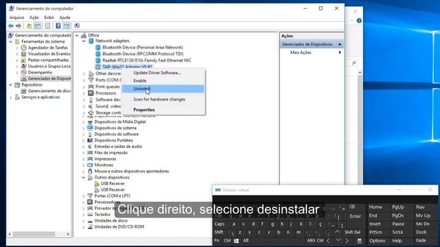 Adaptador TAP-Win 32 OAS - Remoção e Prevenção смотреть онлайн