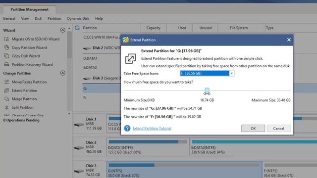 แบ่ง ย่อ ขยายและรวมพาติชั่นในฮาร์ดดิสก์ด้วย Minitool Partitionwizard смотреть онлайн