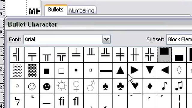 Microsoft Office Publisher 2003 Change the look of bullets in a list смотреть онлайн