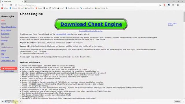 Tải và cài đặt Cheat Engine mới nhất cho Windows 10 смотреть онлайн
