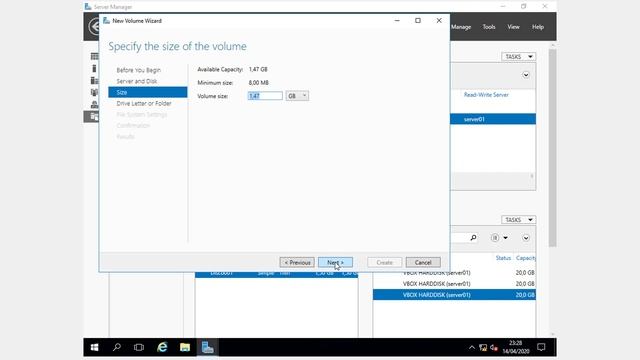 windows server 2016 storage pool adicionar disco criar volume смотреть онлайн