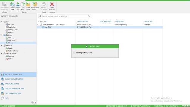 Verify Veeam Cloud Connect backup file after off-site data to Veeam Cloud connect смотреть онлайн