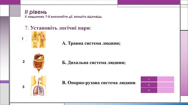 Узагальнення. Організм людини як цілісна біологічна система смотреть онлайн