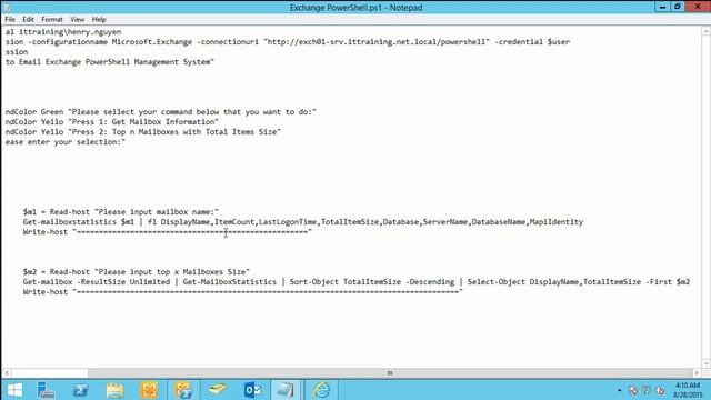 Exchange 2016 Part 11: Exchange Management Shell смотреть онлайн