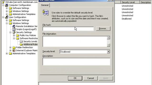 39 Software Restriction Using Group Policy.wmv смотреть онлайн