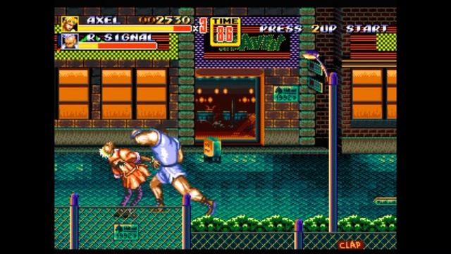 Sega Mega Drive 2 (Smd) 16-bit Streets of Rage 2 Mode Street Fighter Balrog, новый персонаж смотреть онлайн