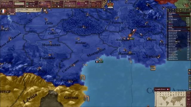 Victoria 2: Ultimate Mod - Napoleonic France - Annexing Algeria (#5) смотреть онлайн