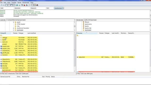 FileZilla Ftp - Directory comparision and Synchronized browsing смотреть онлайн