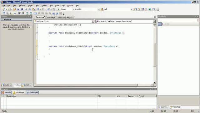 Visual C# - Textbox Control смотреть онлайн