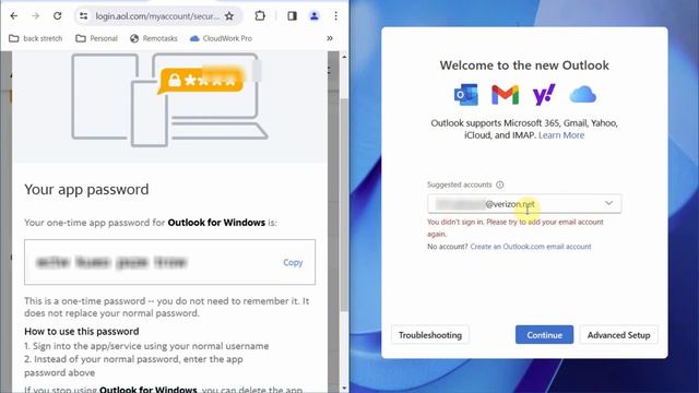 Setting up the new Outlook for Windows App with AOL accounts смотреть онлайн