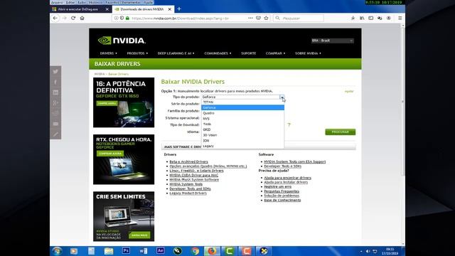 Como atualizar os drives da NVIDIA identificada pelo DXDIAG смотреть онлайн