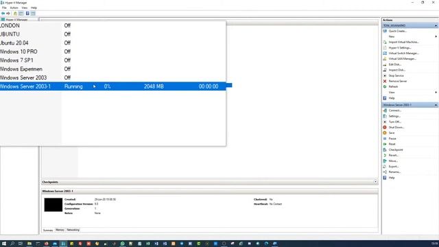 Praktikum Installasi Windows Server 2003 di Hyper-V смотреть онлайн