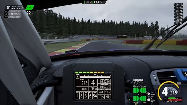 Assetto Corsa Competizione | Jaguar GT3 hotlap at Spa | 02:21.591 смотреть онлайн