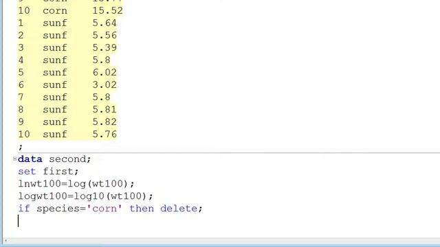 Introduction to SAS for Windows. Part 3: Data manipulation смотреть онлайн
