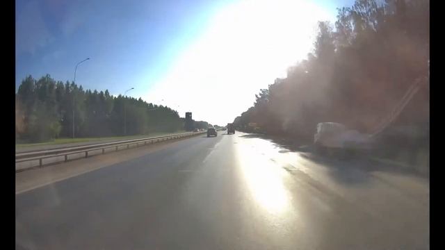 Движение на автомобиле из Тюмени до Зырянки. Видео с видеорегистратора смотреть онлайн