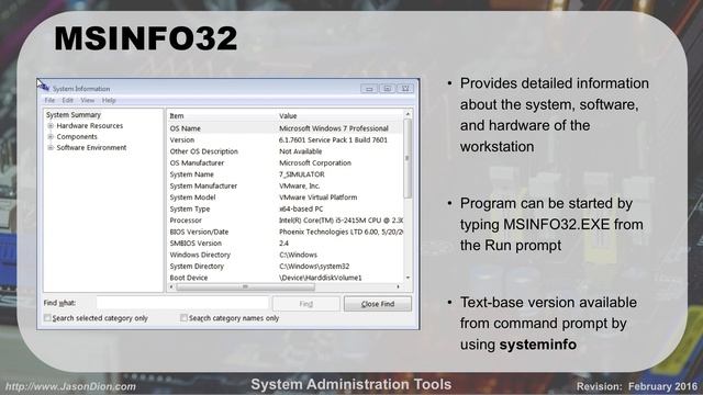 40 - System Administration Tools смотреть онлайн