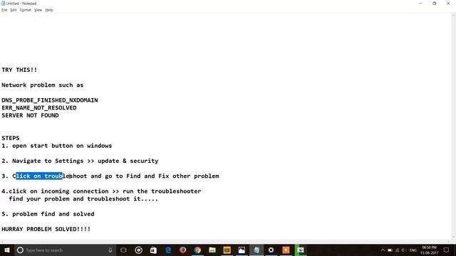 DNS NETWORK PROBLEM SOLVED!!!! смотреть онлайн