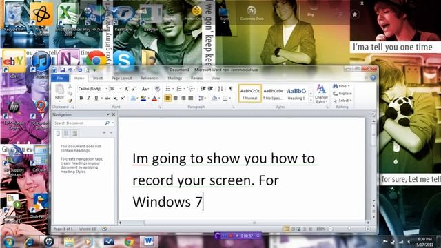 How to record your Screen Windows 7 смотреть онлайн
