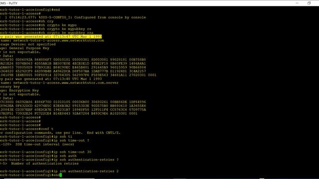 How to Enable SSH on a Cisco Switch - DETAILED EXPLINATION смотреть онлайн