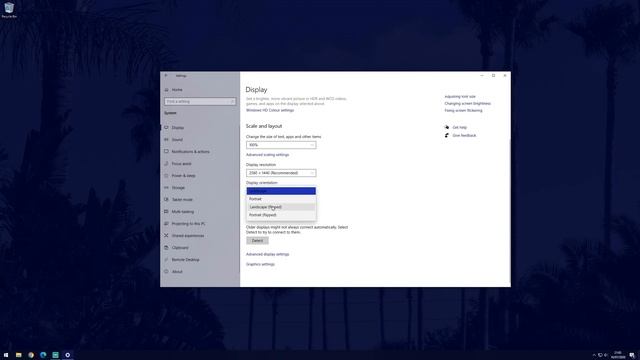 How to Rotate Display/Screen in Windows 10 смотреть онлайн