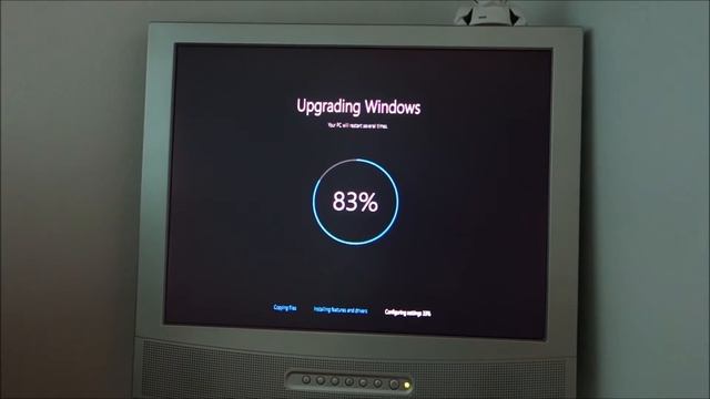 Windows 10 upgrade on HP PRO 3120 desktop PC смотреть онлайн