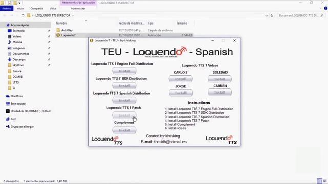 Como descargar e instalar loquendo todas las voces -windows 10, 8, 8.1 7 y XP- -2016 -2017- смотреть онлайн