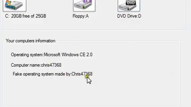 Windows CE 2.0(Crap Eddition) funny fake os with download. смотреть онлайн