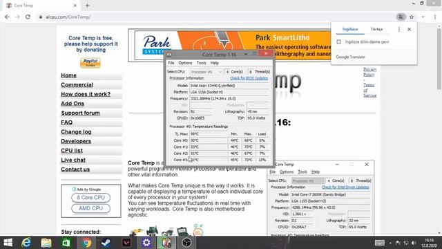 İşlemci Sıcaklık Değerlerine Nasıl Bakılır ? Çözümü Nedir ? (Core Temp) смотреть онлайн