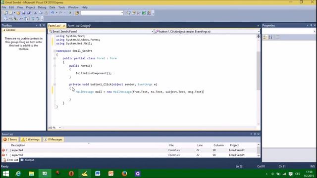 [tutorial] C# Email Sender смотреть онлайн