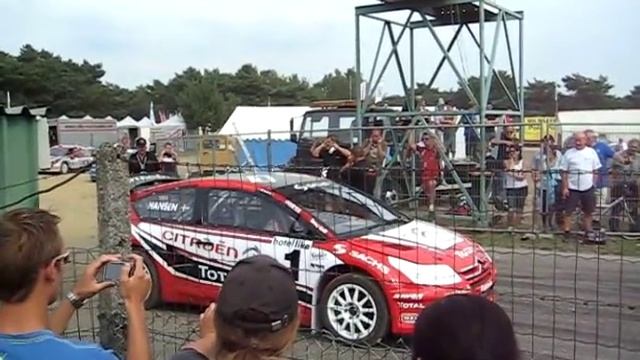 Rallycross MM 2009 Hansen bandenwarmen смотреть онлайн