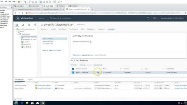 How to Upgrade VMWare ESXi 6.5 to 6.7 by using VMWare Update Manager смотреть онлайн