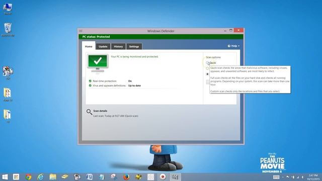 Virus Scan with Windows Defender on Windows 8.1 смотреть онлайн