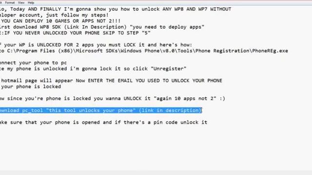 [XAP GAMES] Unlock Windows Phone 8 WITHOUT DEVELOPER ACC AND FREE смотреть онлайн