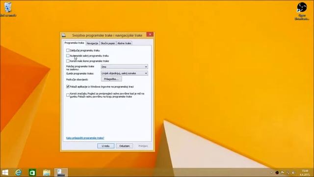 Windows 8 za početnike:Uređivanje programske trake смотреть онлайн