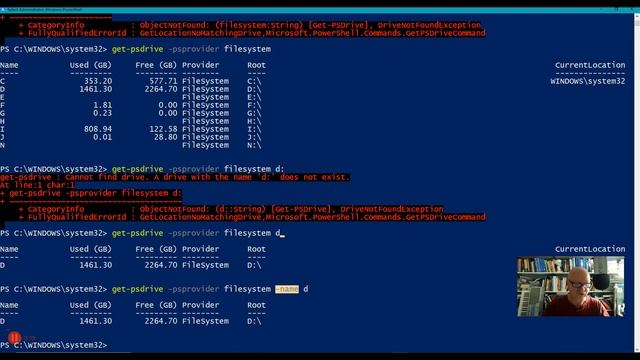Powershell PSDrives (Intro to Powershell series video 5-3) смотреть онлайн
