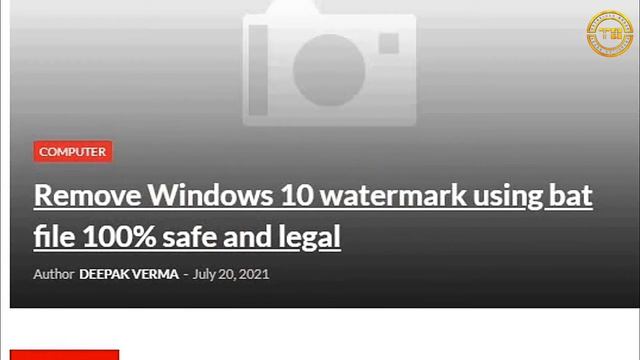 Remove Activate Windows 10 Watermark Permanently - 100% free, legal and safe | Tutorials Buddy смотреть онлайн