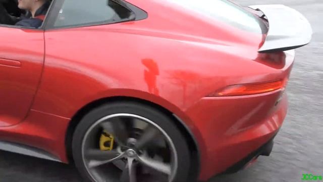 Ex Seenthroughglass Jaguar F-Type V8R Coupe in Wakefield! смотреть онлайн