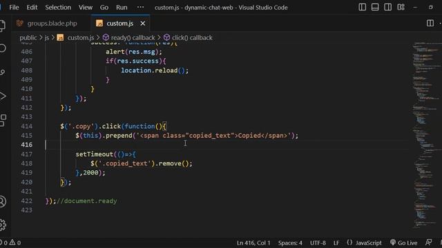 How to Create Chat Group Sharable Link in Dynamic Chat App in Laravel - Laravel Chat Application #2 смотреть онлайн