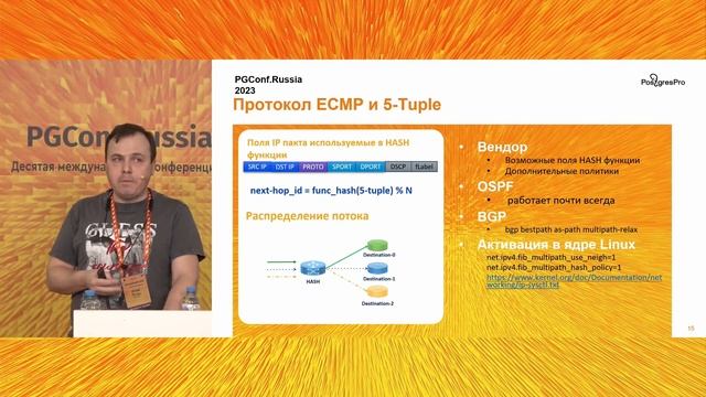 Балансировка нагрузки PostgreSQL глазами сетевого инженера — Игорь Алов, PGConf.Russia 2023 смотреть онлайн
