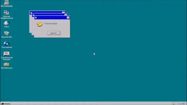 Windows 95 Crazy Error смотреть онлайн