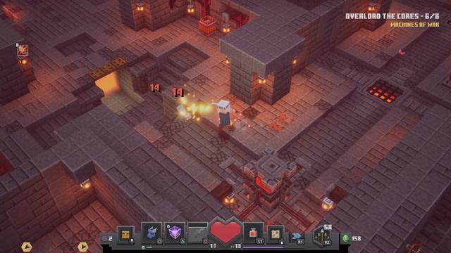 Minecraft Dungeons SO MANY, episode 1: fiery forge смотреть онлайн