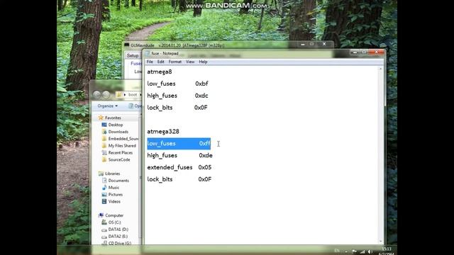 arduino burn bootloader use usbasp and avrdude смотреть онлайн