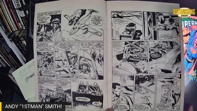 1stMAN vol. 2 and looking at Brian Bolland and Dave GIbbons early work! смотреть онлайн